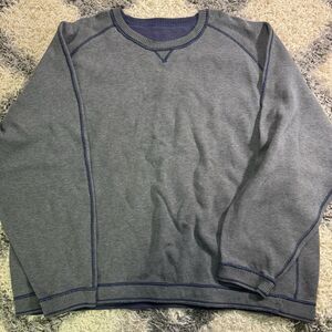Tommy Bahama Relax‎ Sweater Mens Small Gray Casual Crew Neck Pullover